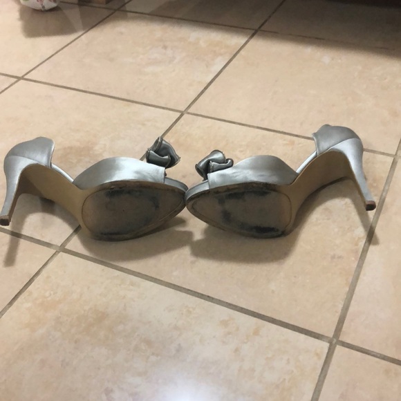 Silver open toes heels - Picture 6 of 6